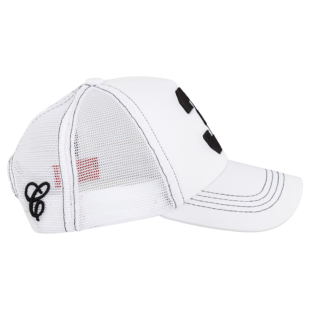 Number 3 White Cap - Caliente Edition Collection