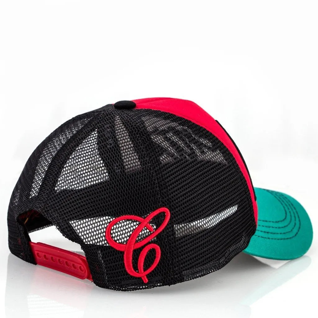 Caliente Estilo De Lujo Green/Red/Black Cap - Caliente Classic Collection 2