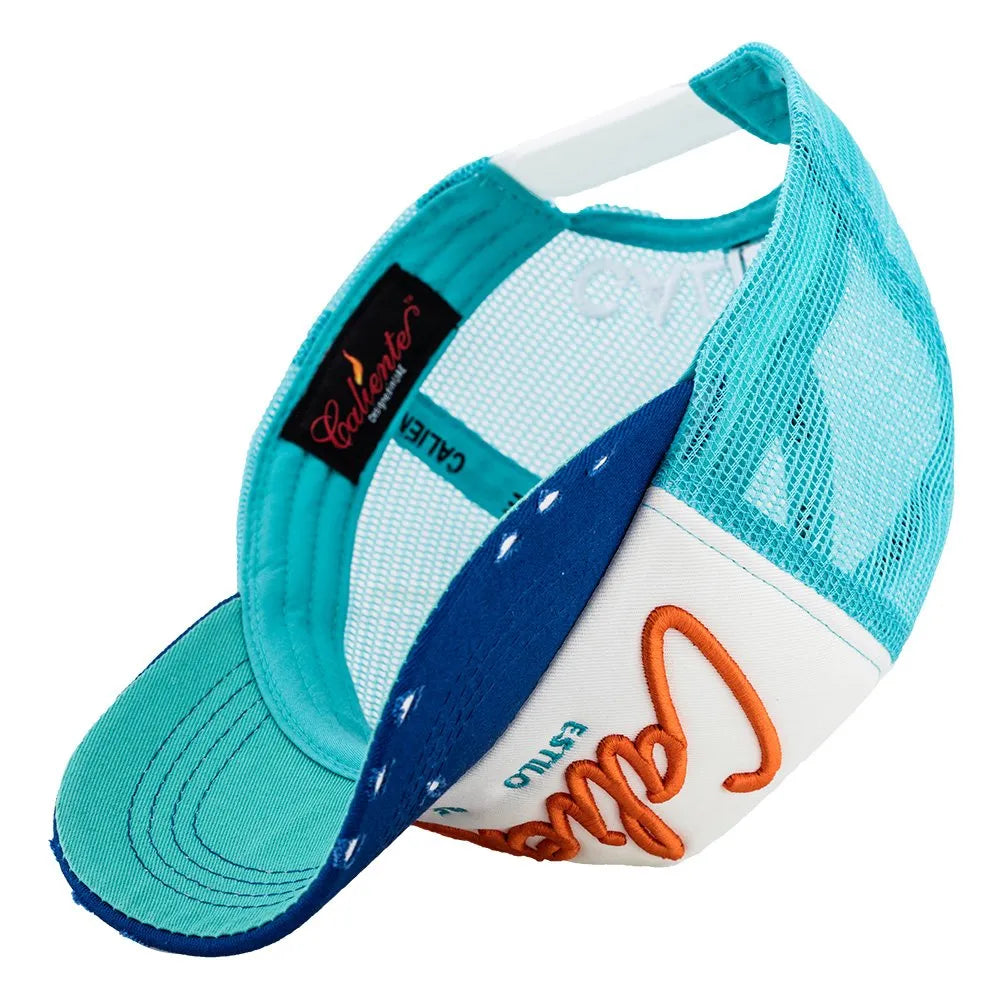 Caliente Estilo De Lujo Royal Blue/White/Trq White Cap - Caliente Classic Collection 3