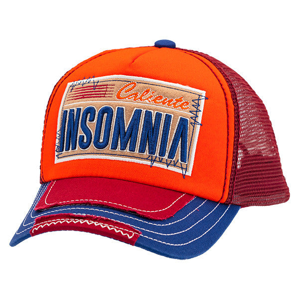 Caliente Insomnia Blue/Orange/Maroon Cap - Caliente Special Collection