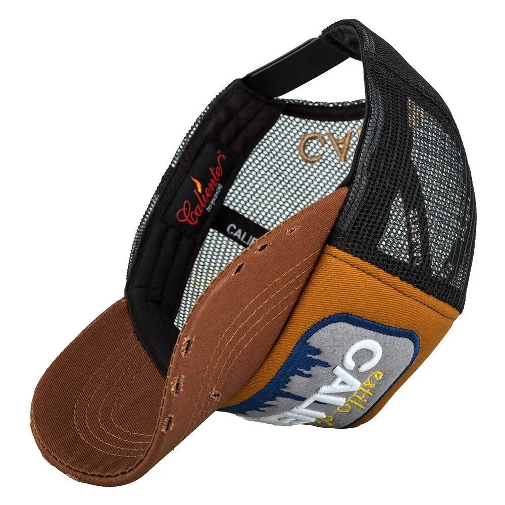 Caliente Skyline Brn/Brn/Bk Brown Cap - Caliente Classic Collection 3