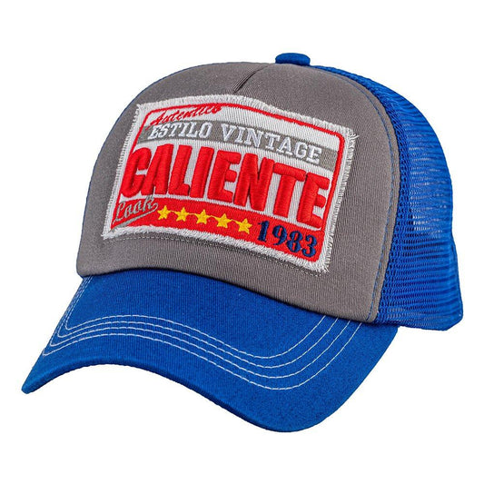 Caliente Vintage Blu/Gry/Blu Grey Cap - Caliente Classic Collection