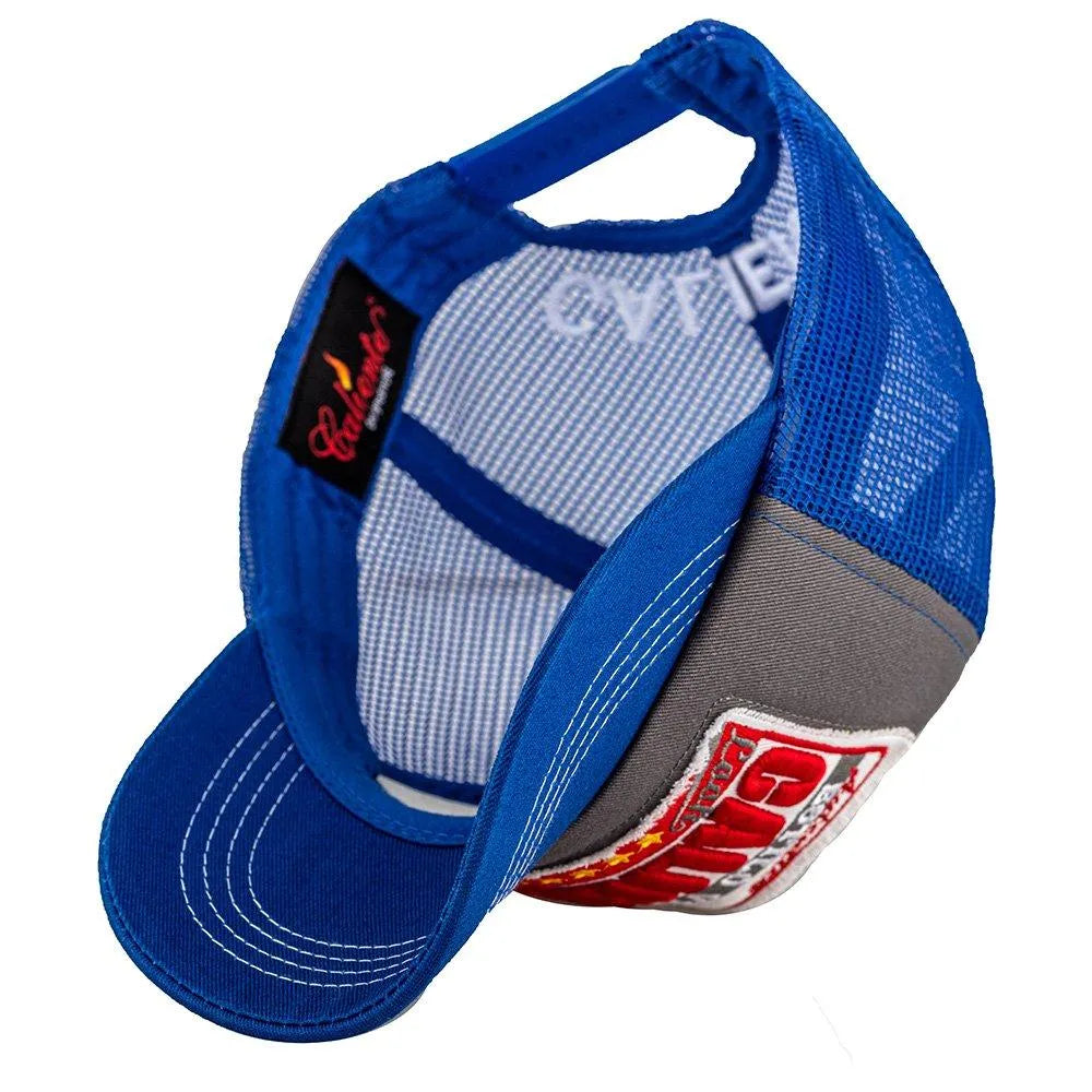 Caliente Vintage Blu/Gry/Blu Grey Cap - Caliente Classic Collection 3