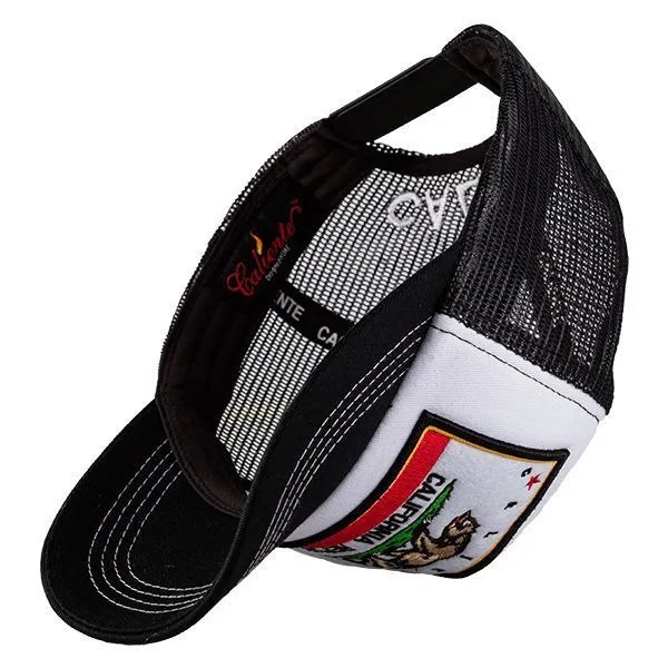 California Republic Bk/Wt/Bk Black Cap – Caliente Countries & Cities Collection 3