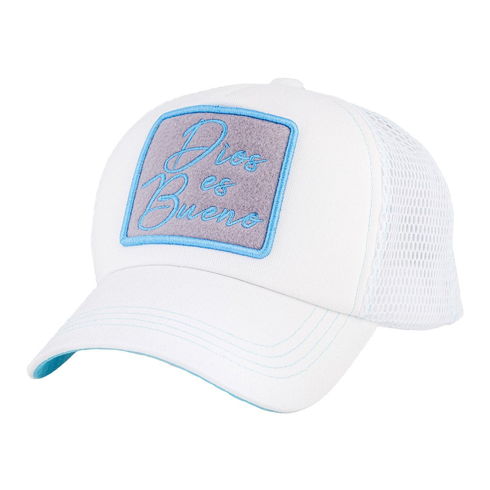 Dios Es Bueno White Cap – Caliente Special Collection
