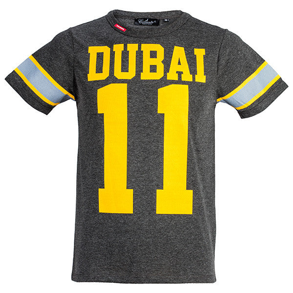 Dubai 11 - Drk Grey Melange T-shirt - Caliente T-shirts & Polos Collection