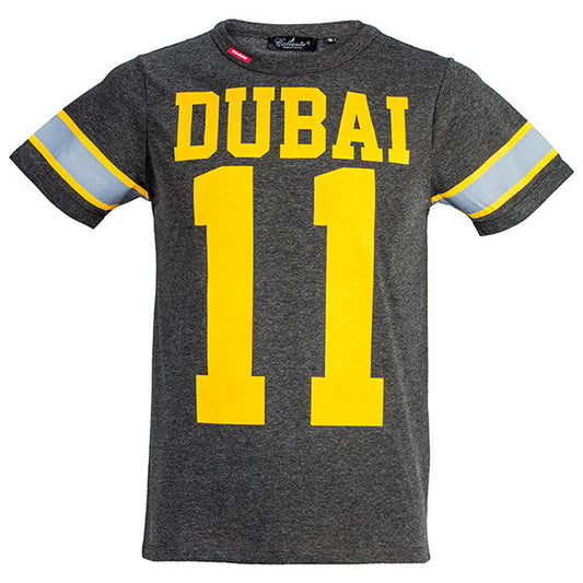 Dubai 11 - Drk Grey Melange T-shirt - Caliente T-shirts & Polos Collection
