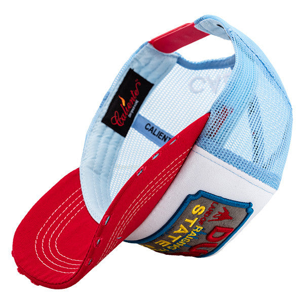 Dubai Raising Horses Red/Wt/Blu Red Cap – Caliente Countries & Cities Collection 3
