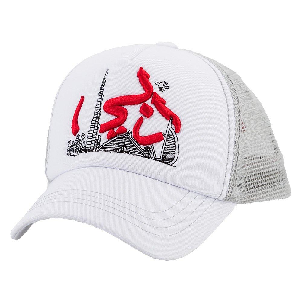 Dubai Skyline Wt/Wt/Gry White Cap – Caliente Countries & Cities Collection