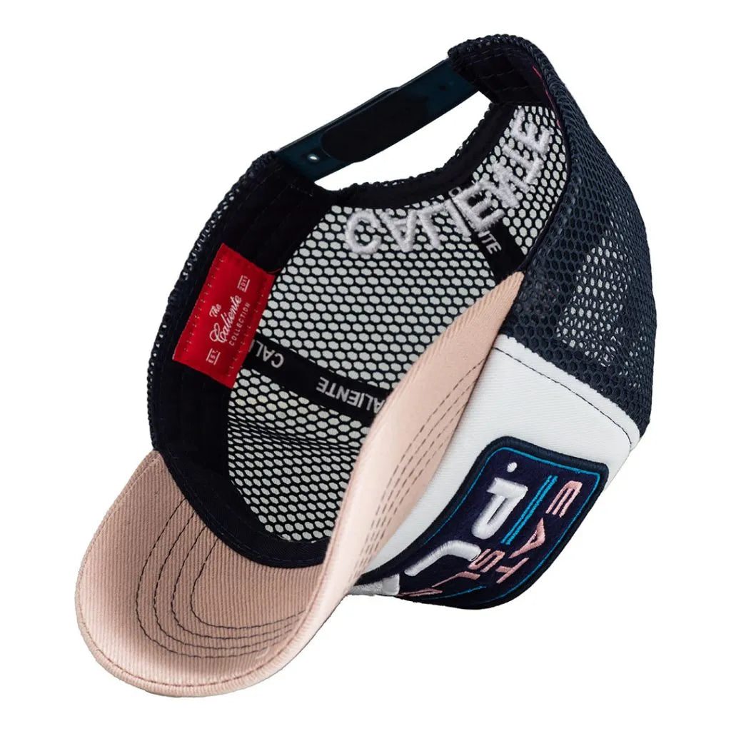 Eat Sleep Play Pink/White/Navy Cap - Caliente Classic Collection 1