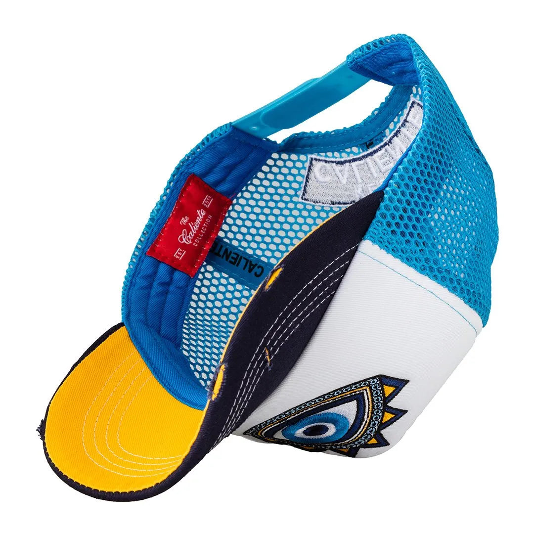 Evil Eye Nav/Wt/Blu Blue Cap - Caliente Special Collection  2