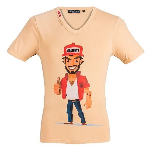 Guy Truck - Ivory Cream T-shirt - Caliente T-shirt & Polos Collection 3