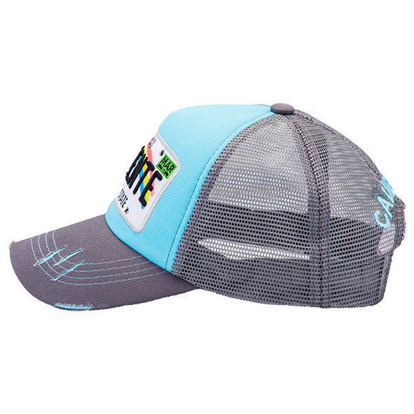 Hawaii Gry/Bblue/Gry Grey Cap - Caliente Countries & Cities Collection 1