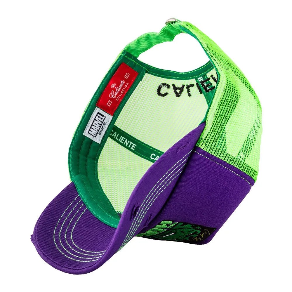 Hulk Prp/Prp/NGrn Purple Cap - Caliente Disney and Marvel Collection 1