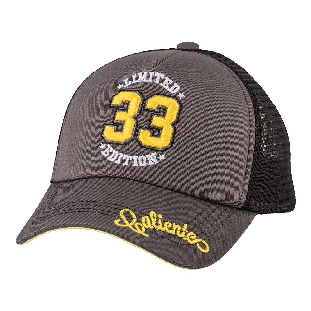 Limited Edition 33 Grey/Grey/Black Cap – Caliente Edition Collection