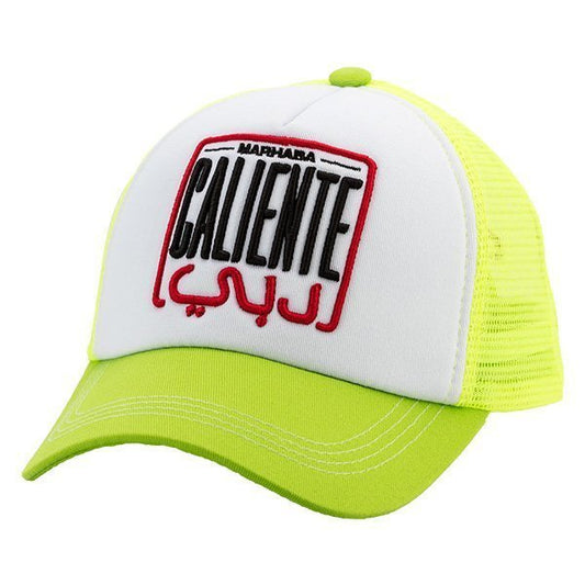 Marhaba Cali Neon Yellow/White/Neon Yellow Cap - Caliente Edition Collection