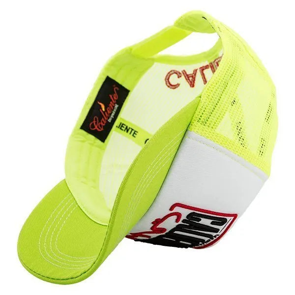 Marhaba Cali Neon Yellow/White/Neon Yellow Cap - Caliente Edition Collection 3