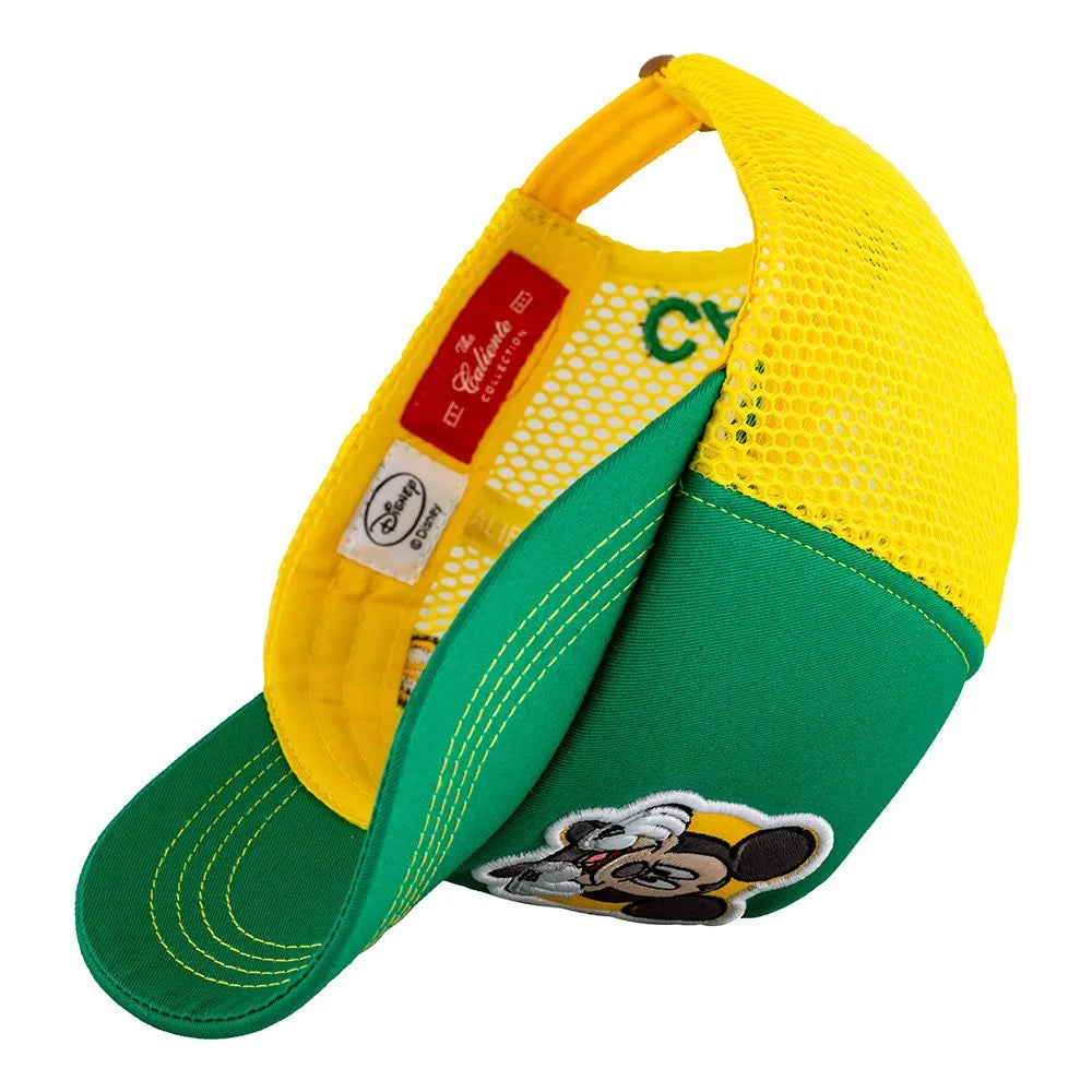 Mickey Mouse Grn/Grn/Yel Green Cap - Caliente Disney and Marvel Collection 1