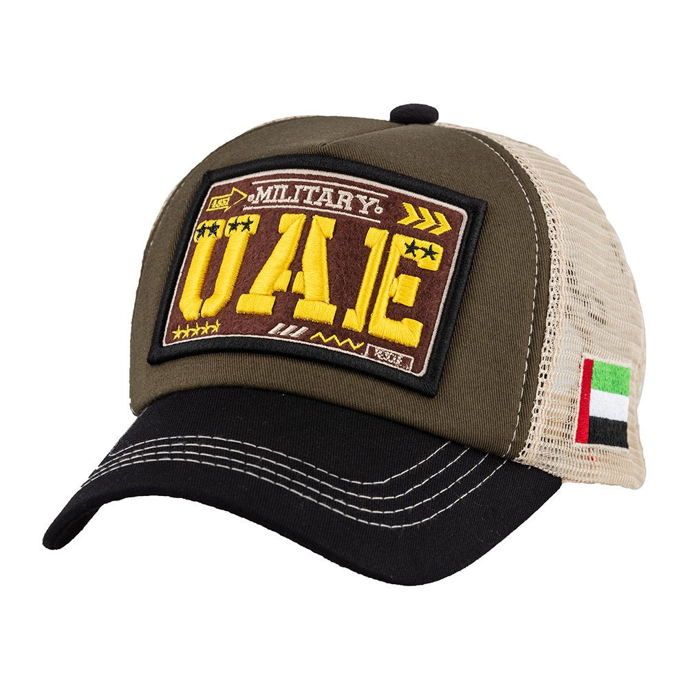 Military UAE Black/Green/Beige Cap – Caliente Emiratos Edition Collection