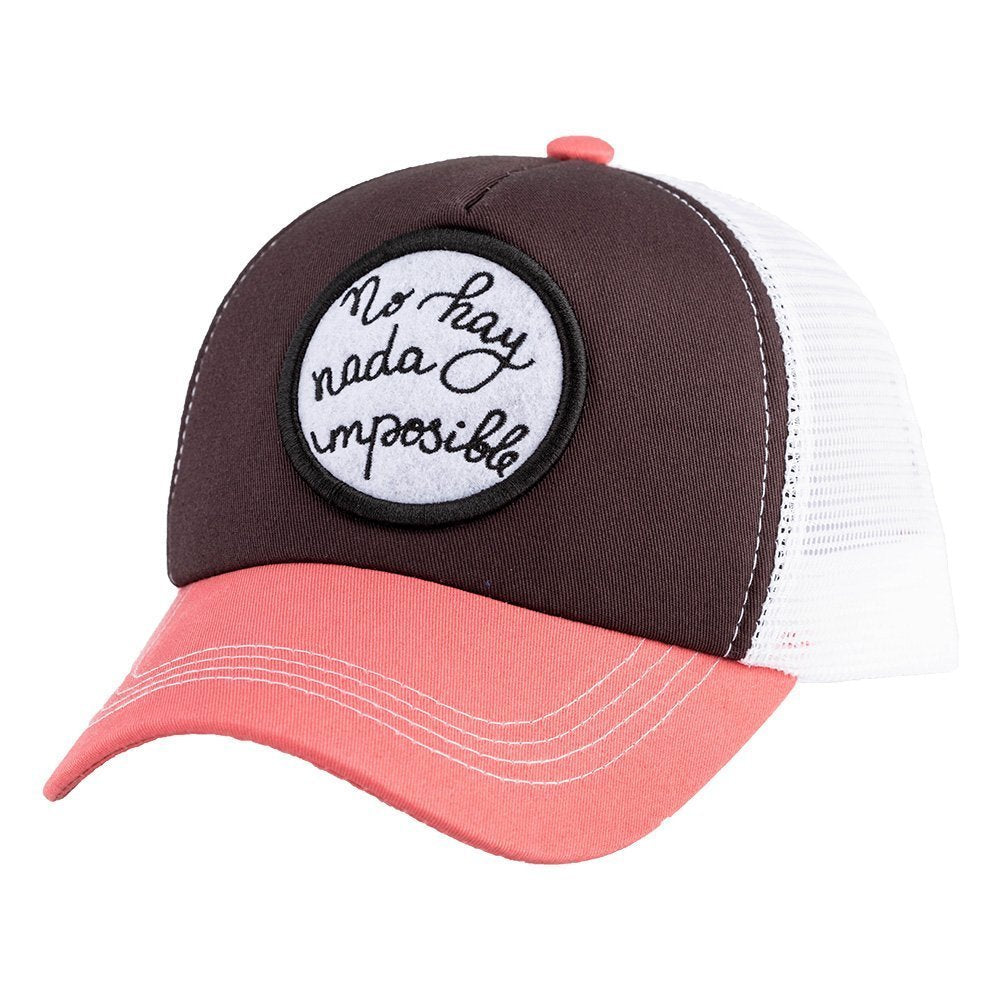 No Hay Nada Pk/Gry/Wt Pink Cap – Caliente Special Collection