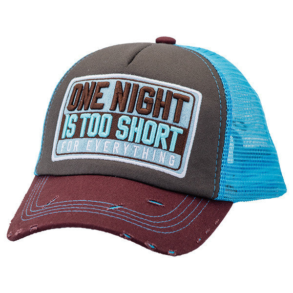 One Night DrkBrn/Gry/Blu Blue Cap - Caliente Special Collection