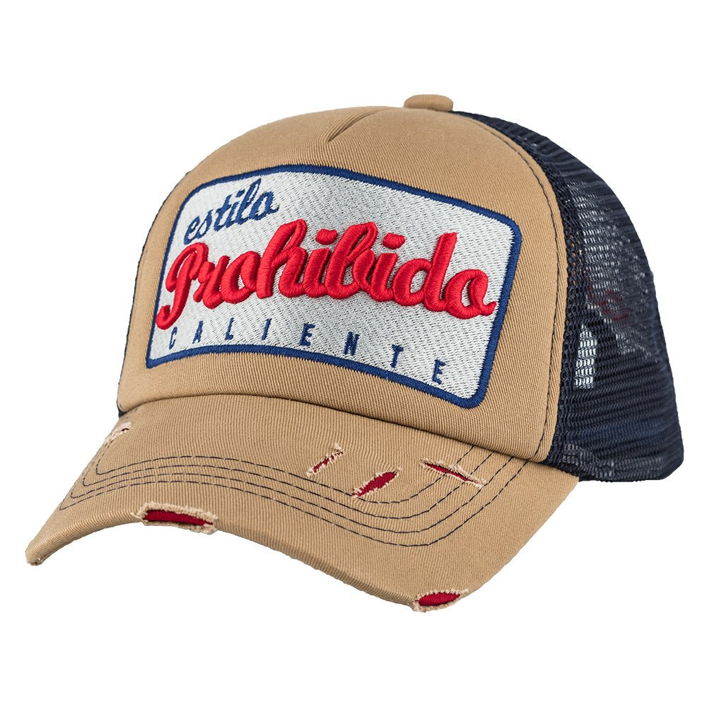 Prohibido Brn/Brn/Nav Brown Cap - Caliente Basic Collection