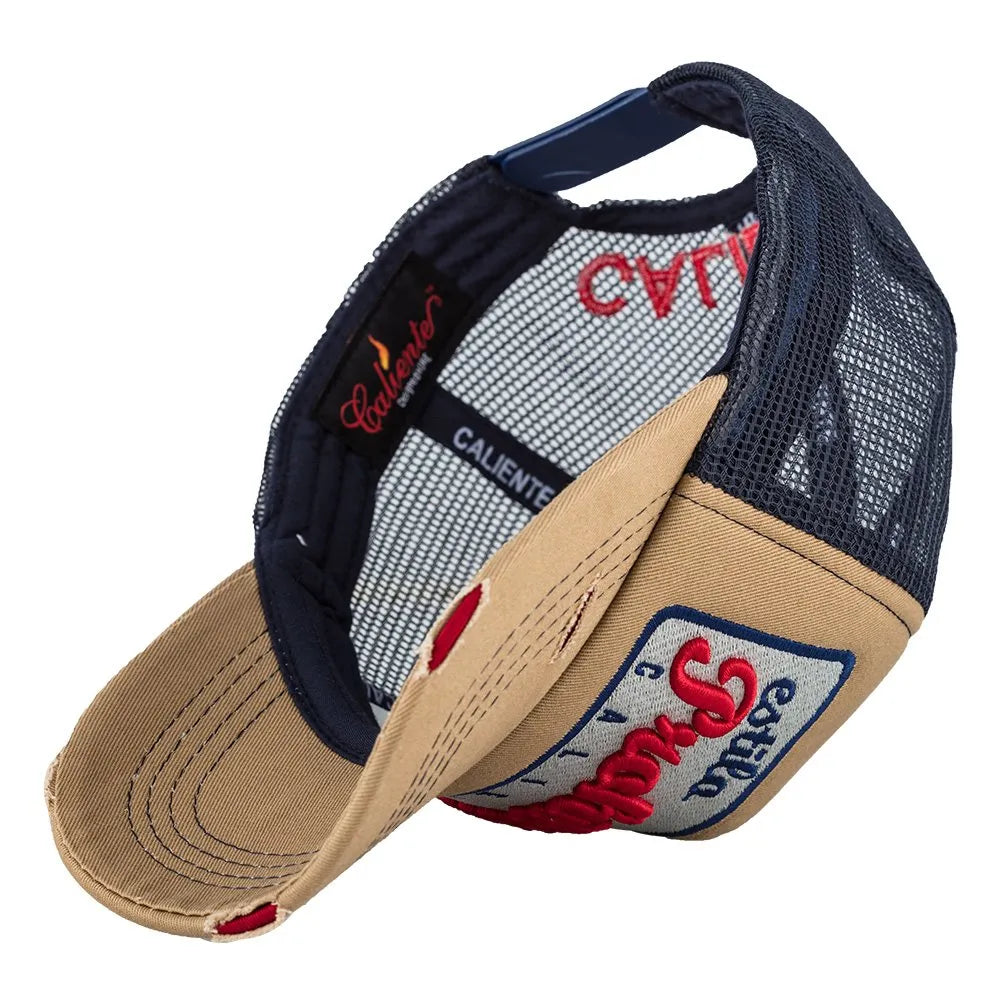 Prohibido Brn/Brn/Nav Brown Cap - Caliente Basic Collection 3