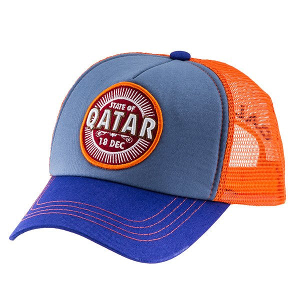 Qatar Nav/Blu/Org Blue Cap – Caliente Countries & Cities Collection