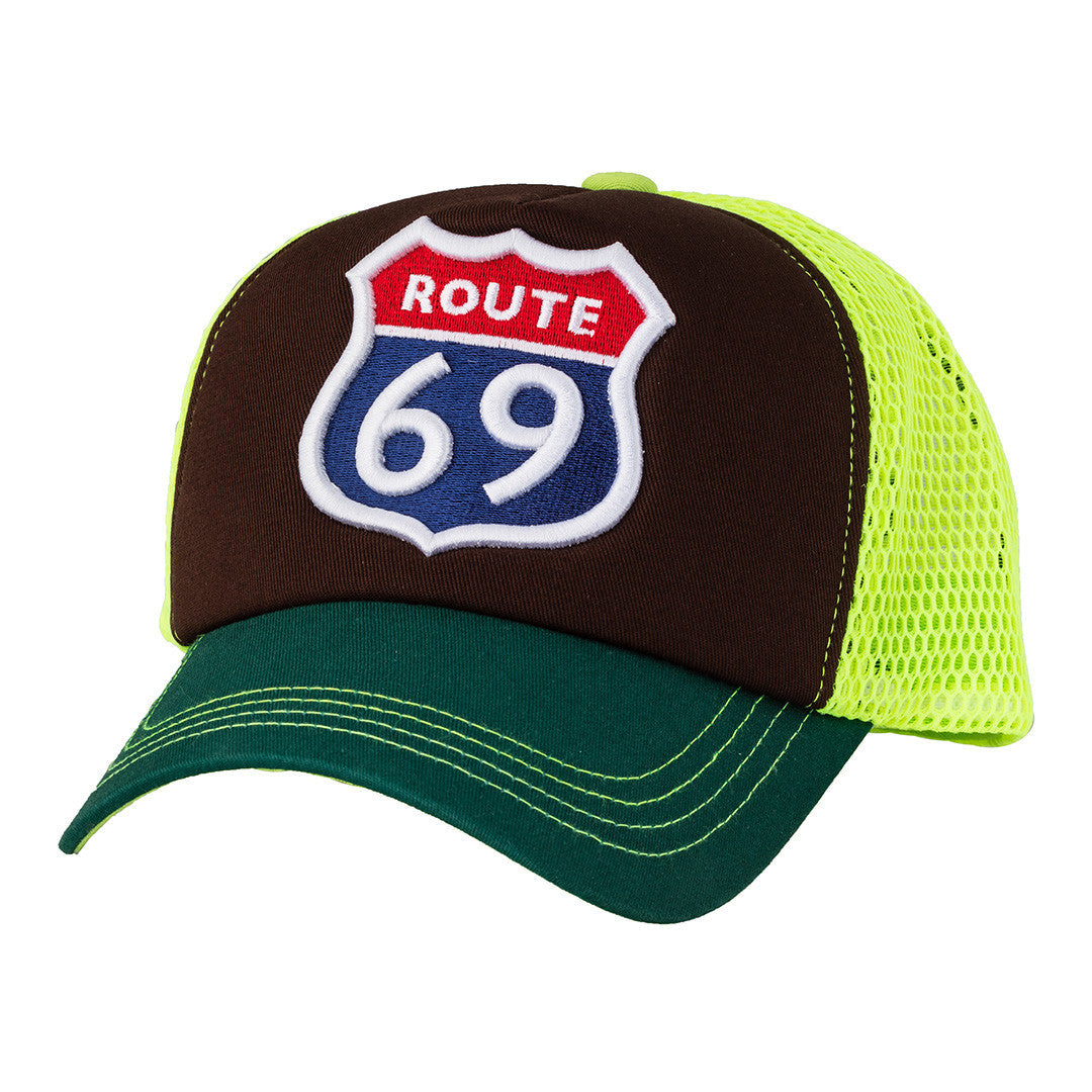 Route 69 Green/Black/Neon Green Cap - Caliente Special Collection