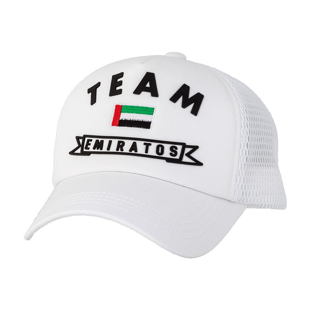 Team Emiratos Kids White COT White Cap - Emiratos Edition Collection 4