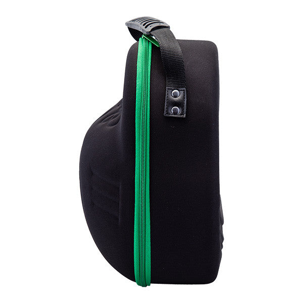 Traveler's Bag Black with Green Zipper - Caliente Accessories Collection 4