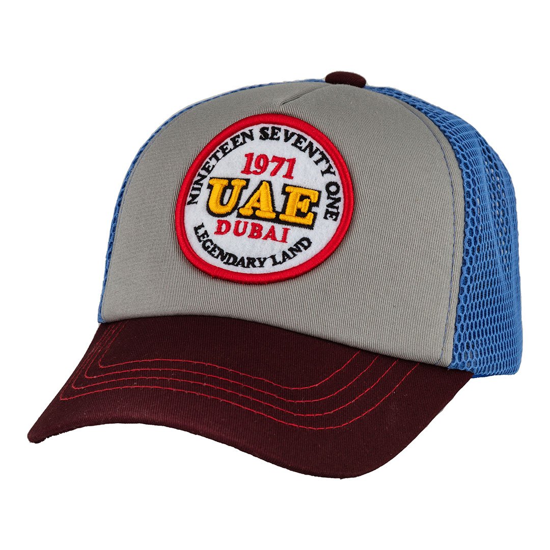 UAE 1971 Maroon/Gray/Blue Cap - Caliente Emiratos Edition Collection