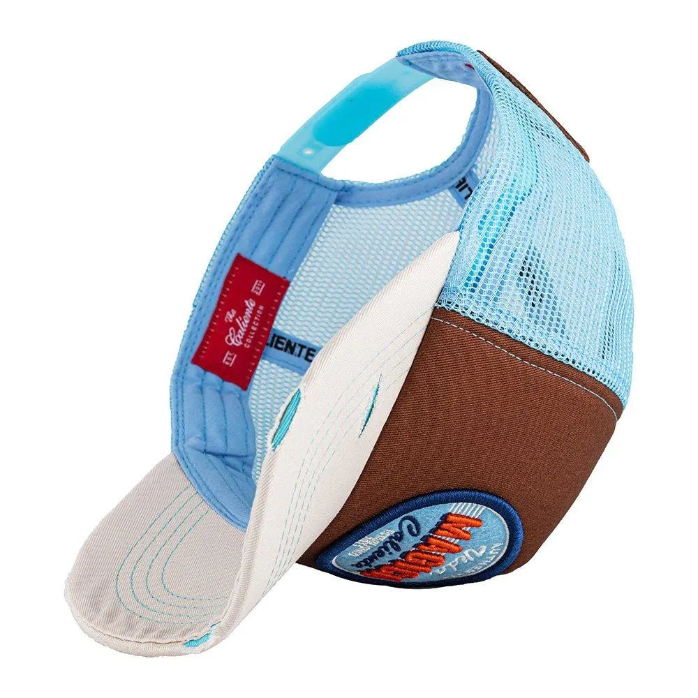 Vida Magica White/Brown/Baby Blue Cap – Caliente Special Collection 2