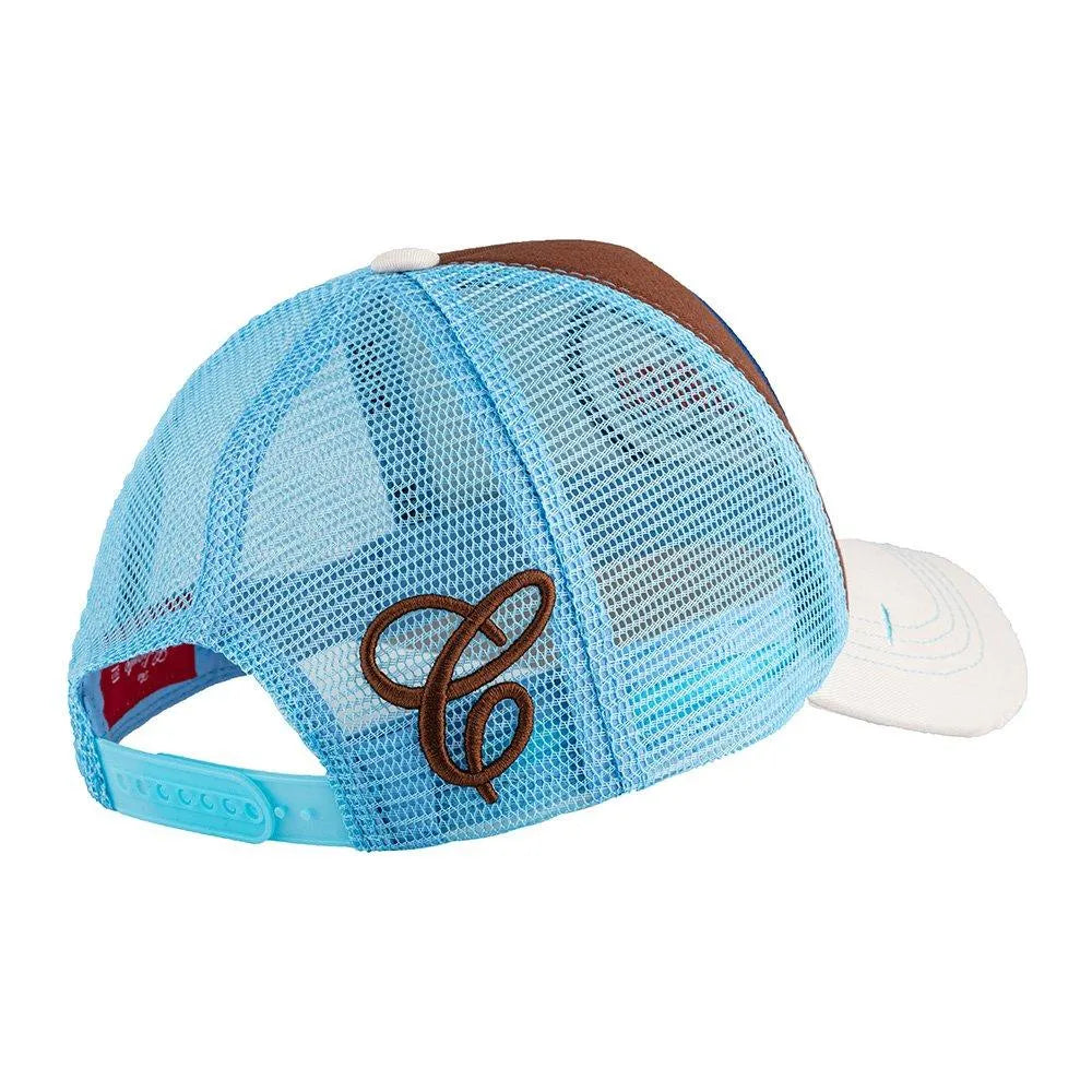Vida Magica White/Brown/Baby Blue Cap – Caliente Special Collection 3