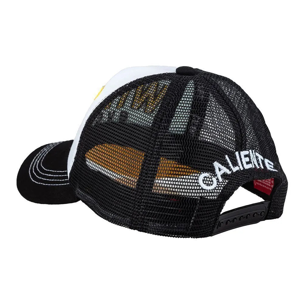 What Ever Bk/Wt/Bk Black Cap  – Caliente Special Collection 2