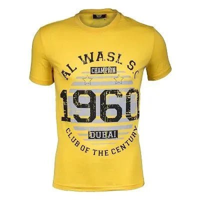 50% Discount | 3 Al Wasl T - Shirt Bundle (White | Black | Yellow) - Caliente T - shirts & Polos Collection - Caliente