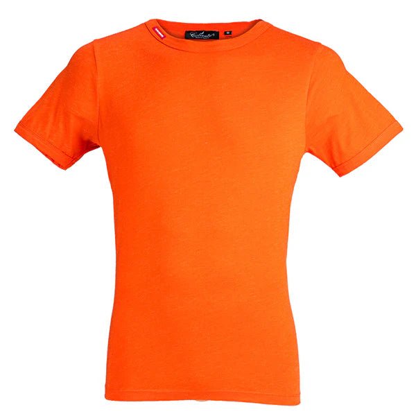 50% Discount | 3 Basic DOS O Neck T - shirt Bundle (Black | Spicy Orange | White) - Caliente T - shirts & Polos Collection - Caliente