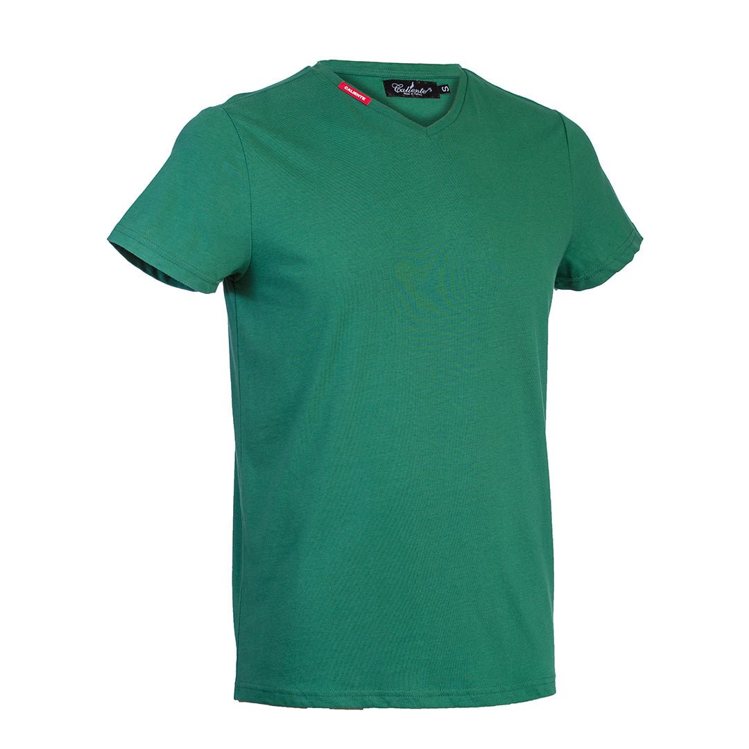 50% Discount | 5 V Neck Caliente Basic T - shirt Bundle XXL | (Brown | Orange | Grey | Green | Blue) | Caliente T - shirts & Polos Collection - Caliente