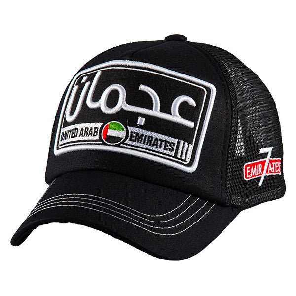 7 Emirates Ajman Full Bk Black Cap - Caliente Emiratos Edition Collection - Caliente