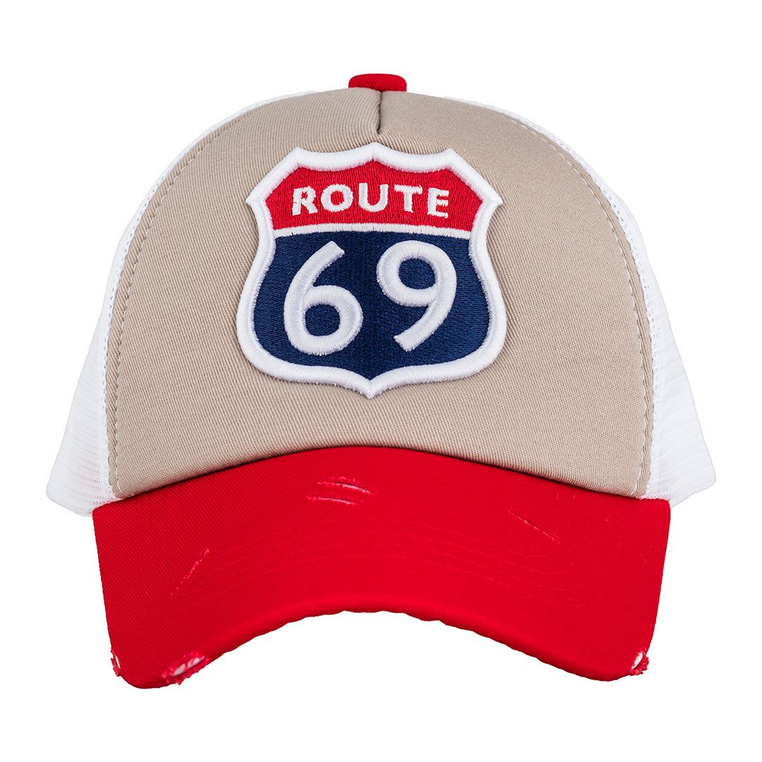 Route 69 Red/Beige/White Cap - Caliente Special Collection