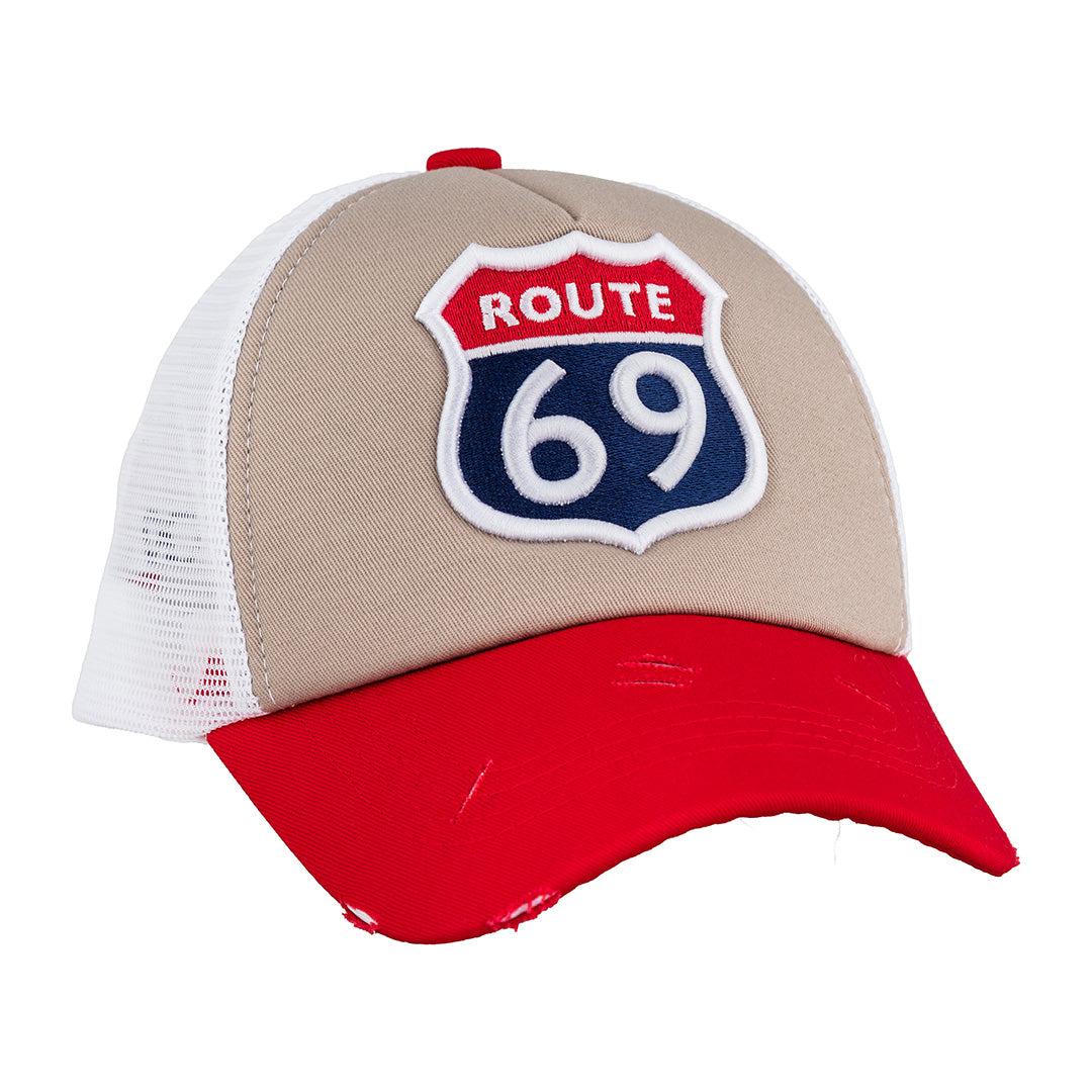 Route 69 Red/Beige/White Cap - Caliente Special Collection