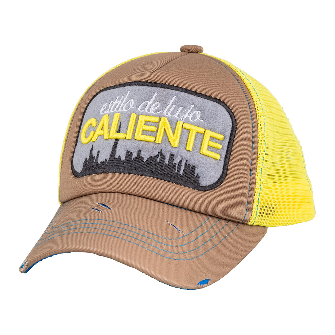 Skyline Estilo Beige/Beige/Yellow Cap - Caliente Classic Collection