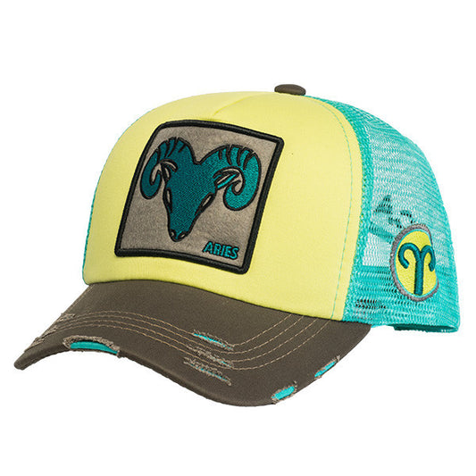 Aries Grey/Yellow Green/Trq Yellow Green Cap - Caliente Edition Collection