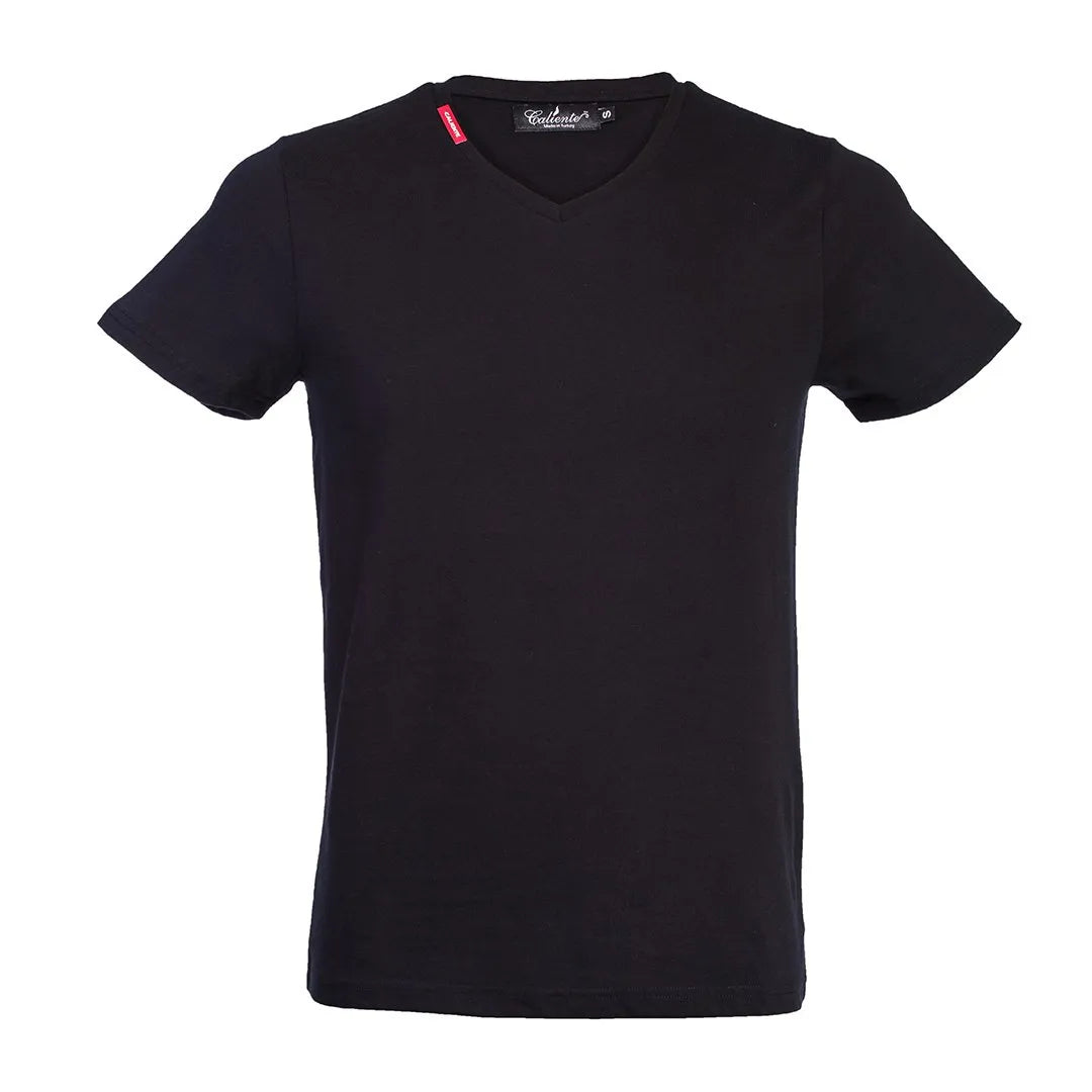 Basic Black T-shirt -  Caliente T-shirts & Polos Collection