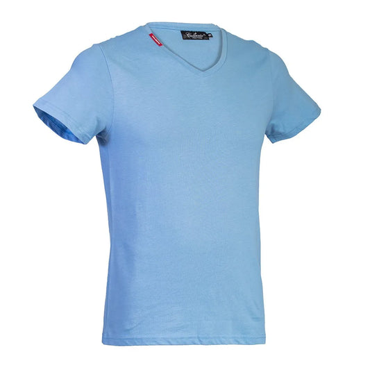 Basic Powder Blue T-shirt - Caliente T-shirts & Polos Collection