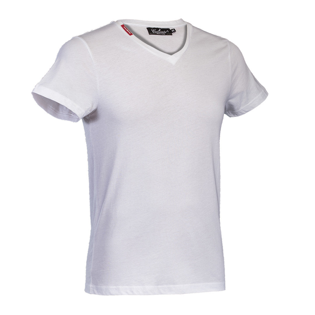 Basic White T-shirt - Caliente T-shirts & Polos Collection