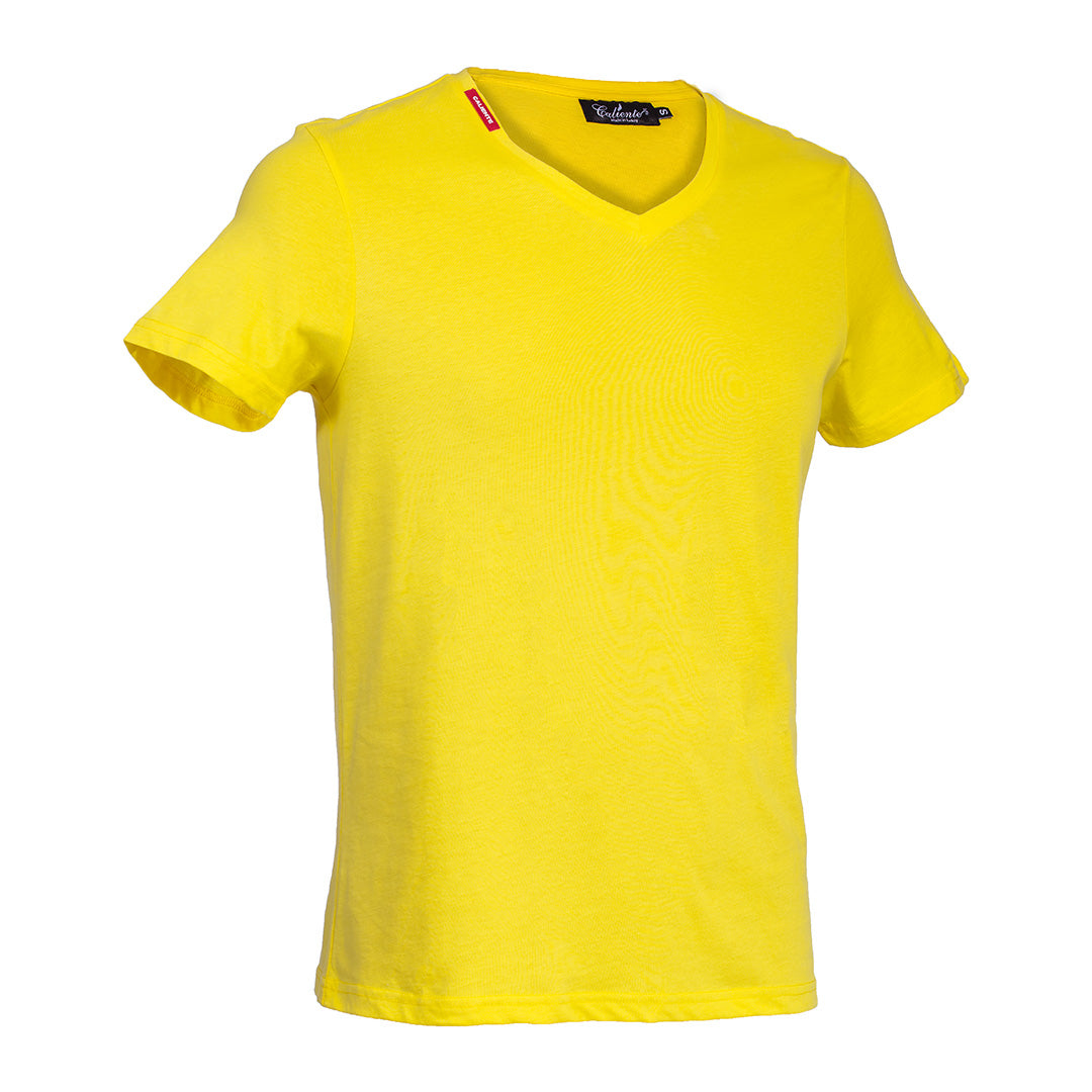 Basic Yellow T-shirt -  Caliente T-shirts & Polos Collection 1