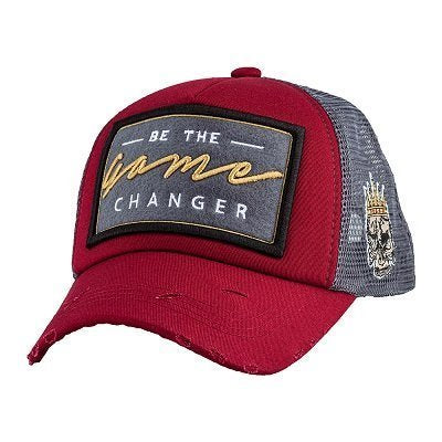 Be The Game Changer Mar/Mar/Gry Maroon Cap – Caliente Special Collection