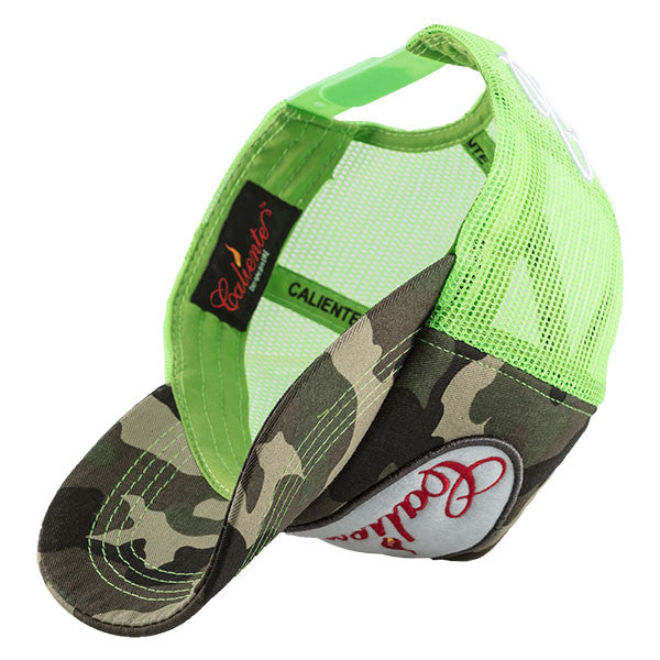 Caliente Army/Army/Neon Green Cap - Caliente Basic Collection