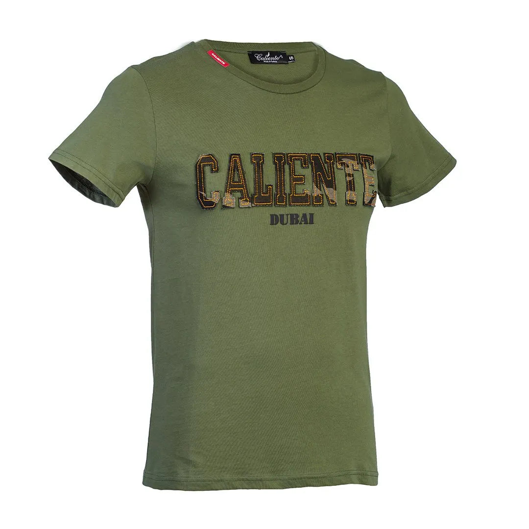 Caliente Army Green T-shirt - Caliente T-shirts & Polos Collection